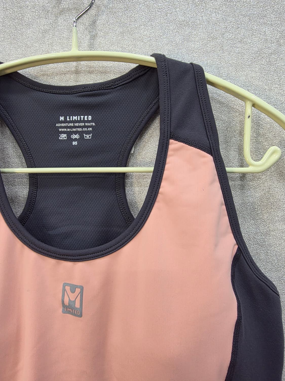 (새) 엠리밋 기능성 배색 탱크탑  M LIMITED 상품이미지3