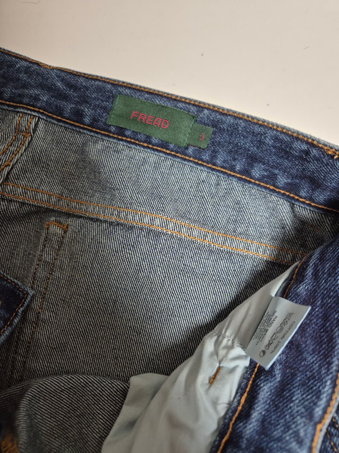 fread 프레드 073 투턱 데님 팬츠 3사이즈 상품이미지6