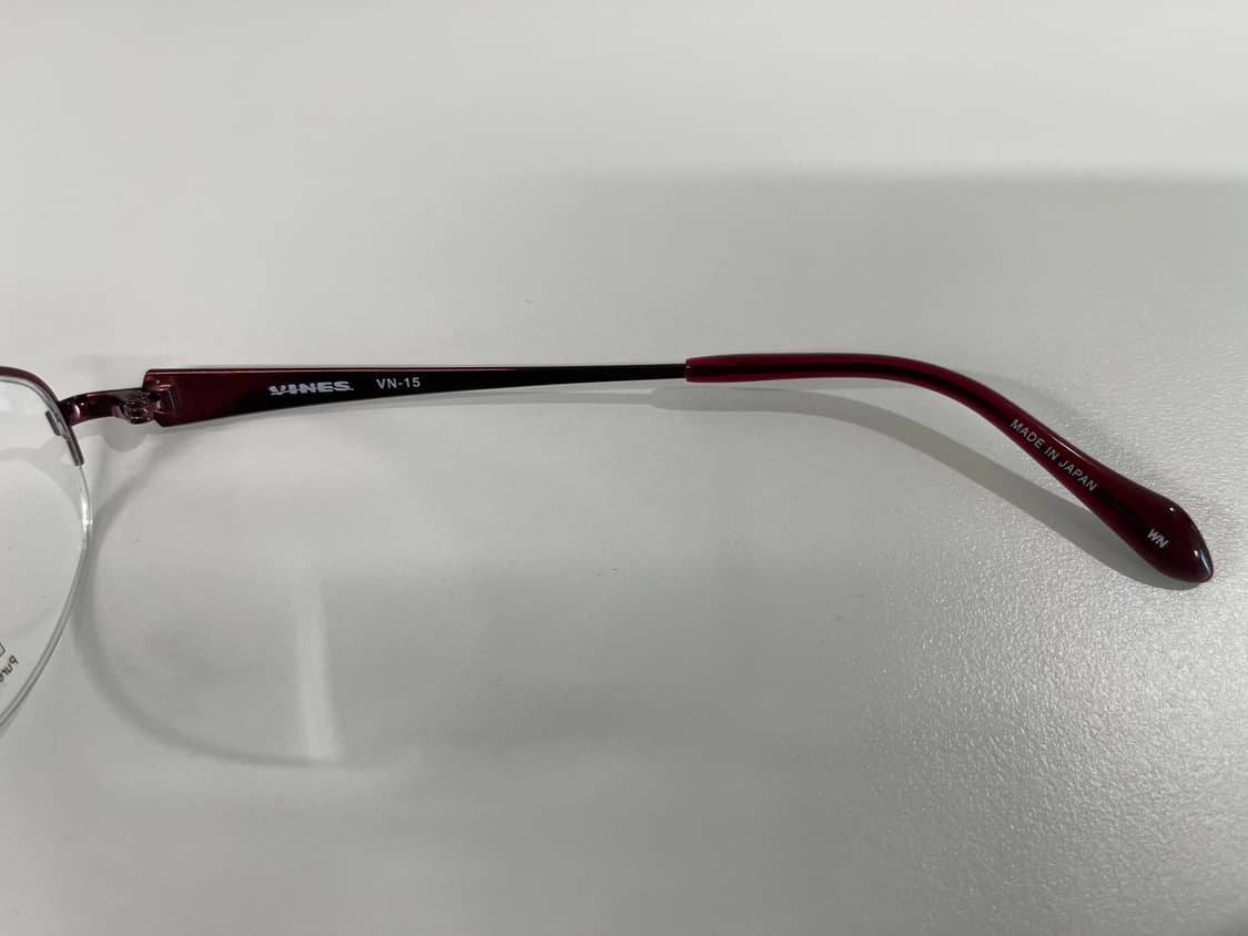 바인스 VINES 일본 티타늄 반무테 안경 빈티지 90s 2번 상품이미지5