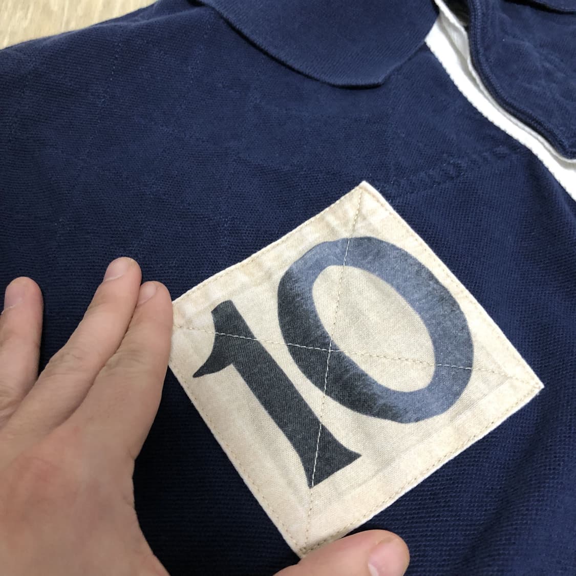 (2XB TALL) 폴로 랄프로렌 POLO 10 바시티 패치 럭비티 상품이미지2