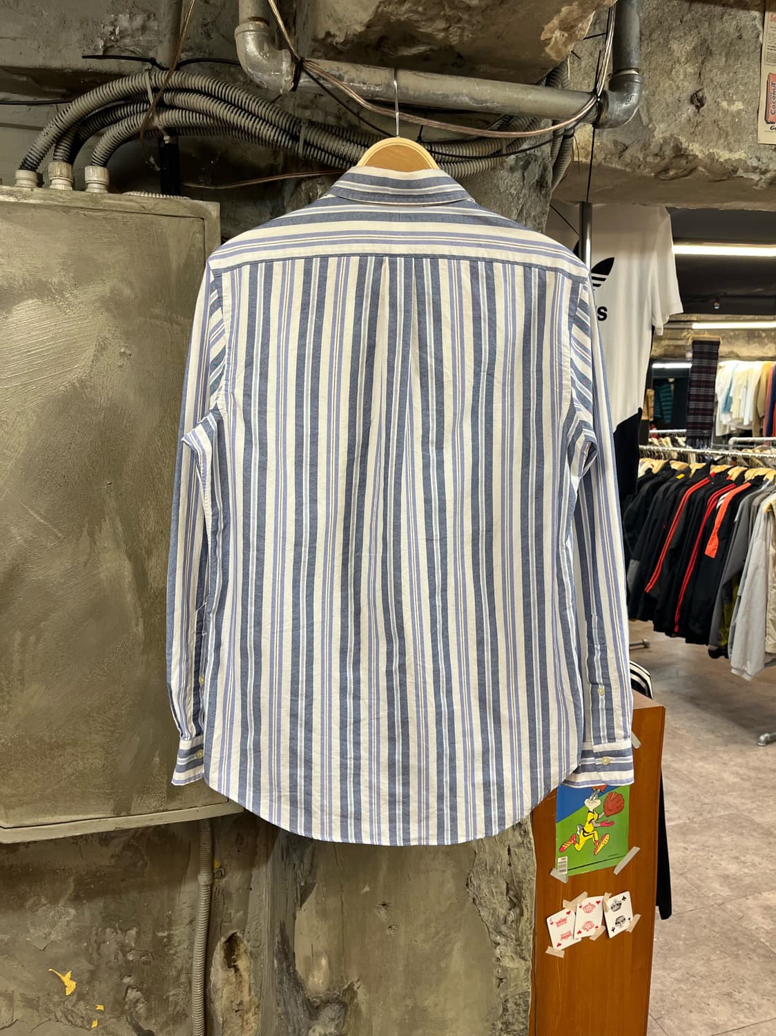 폴로 랄프로렌 스트라이프 셔츠 블루 M #csz2245 상품이미지2