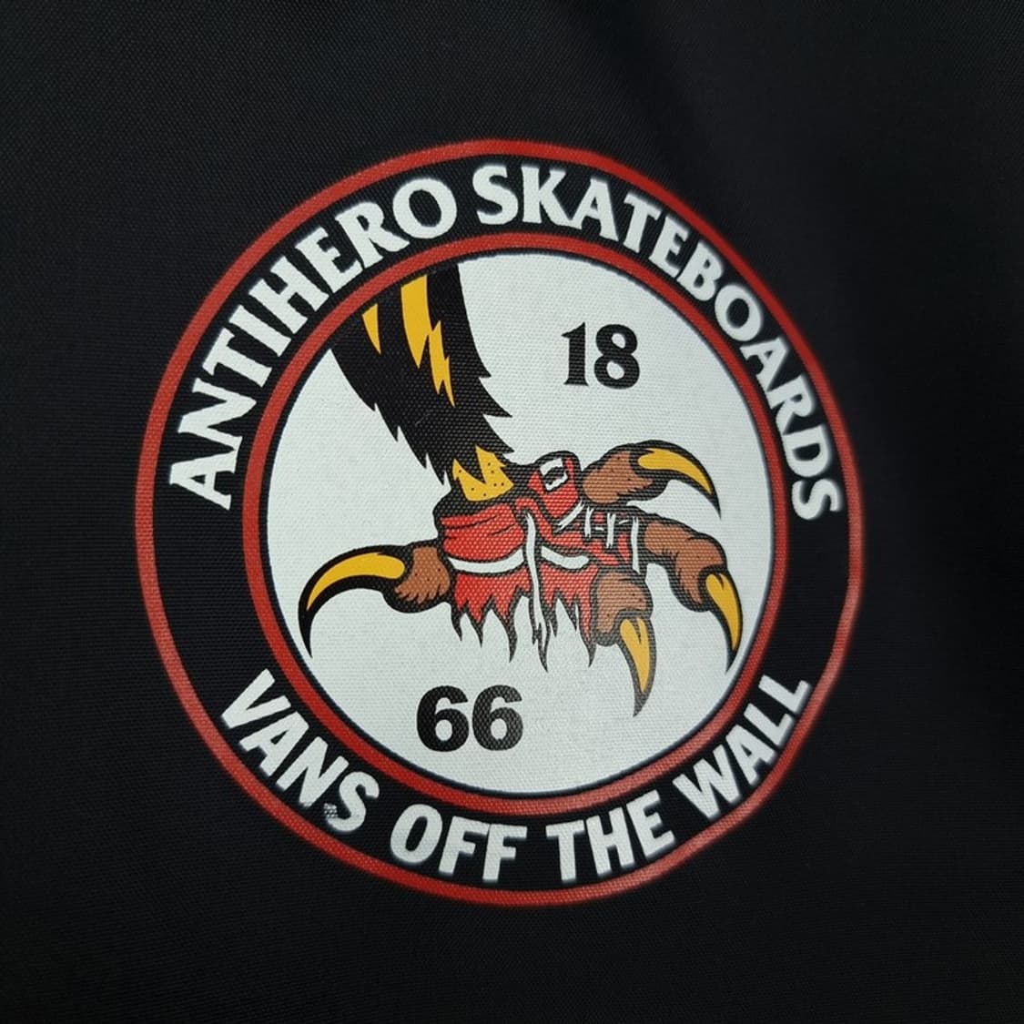 [반스] 그래픽 프린팅 코치 자켓 블랙 M18167 상품이미지7