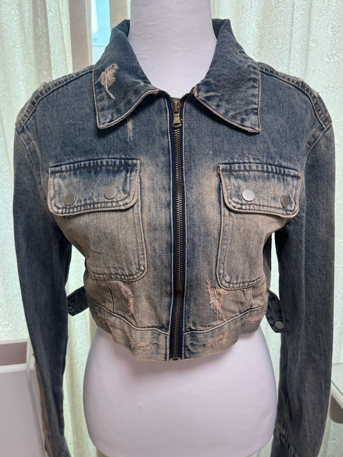 Betty boop crop denim jacket 상품이미지7