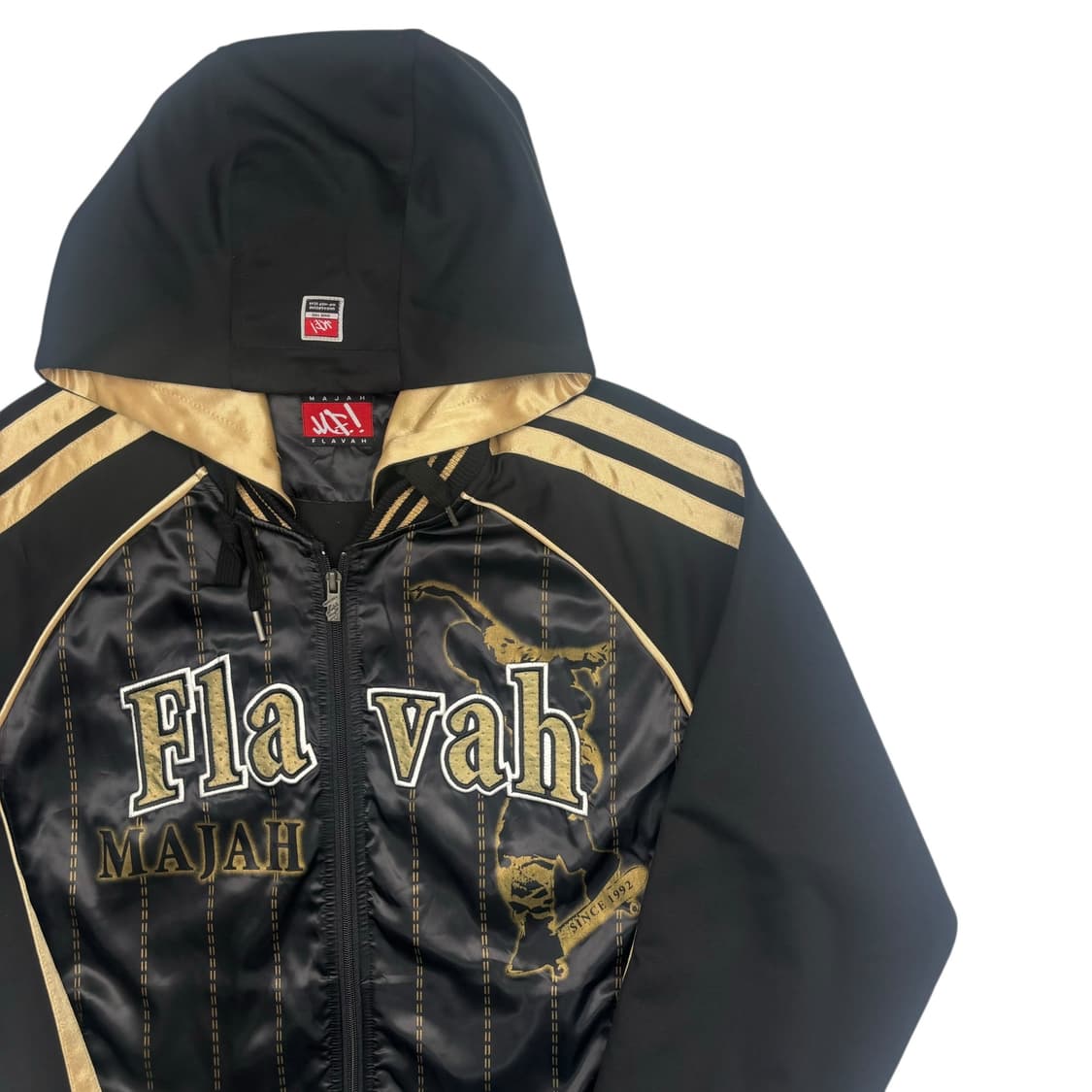 마자 플라바 블랙 골드 후드집업 XL 상품이미지2