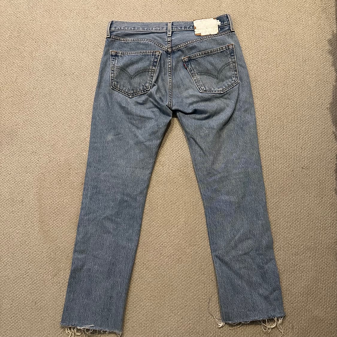 OLD PARK(올드파크) 리워크 데님 팬츠 상품이미지9