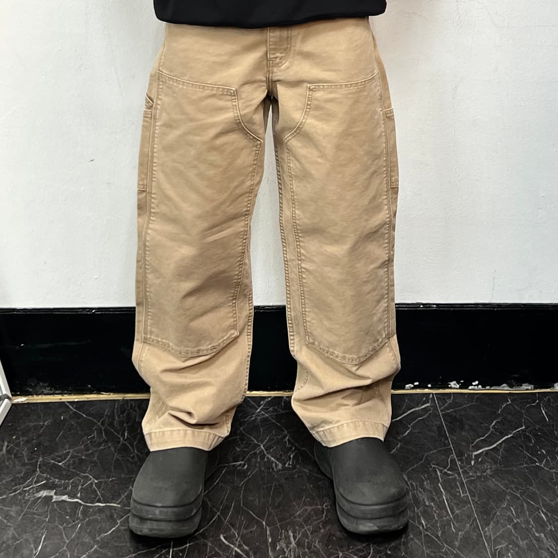 리바이스 더블니 카펜터 데님 워크 팬츠 베이지 상품이미지2
