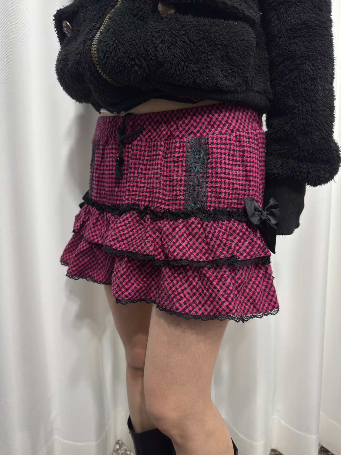 tralala check punk mini skirt 상품이미지1