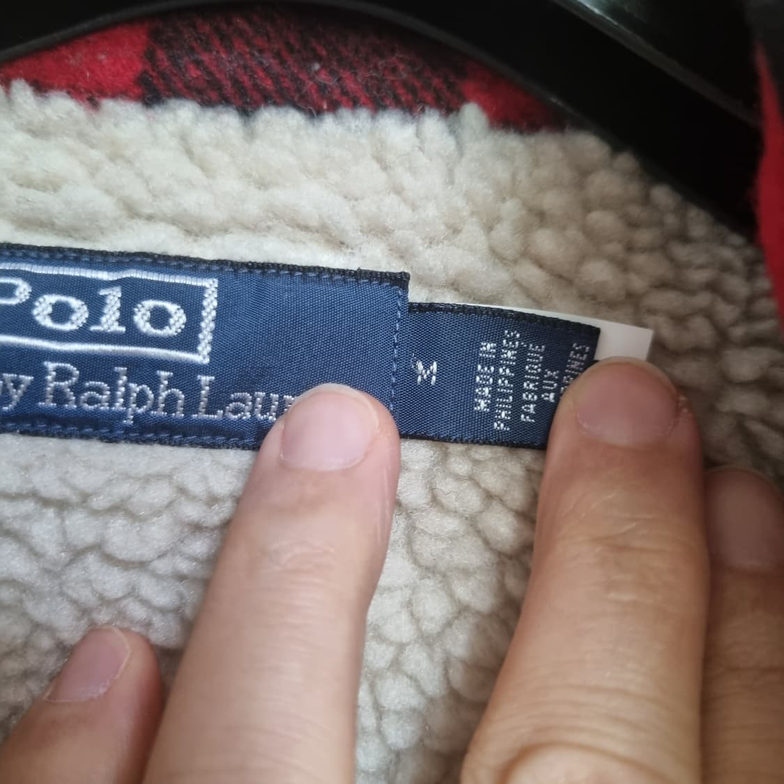 폴로랄프로렌 플리스오버셔츠 양털자켓 m 105 상품이미지2