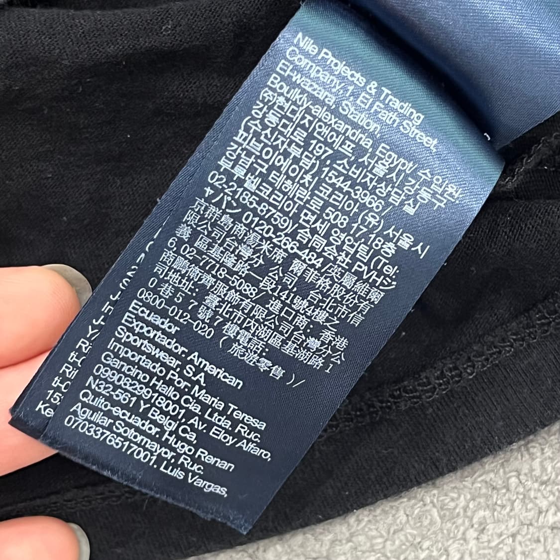 S 타미힐피거 타미진스 크롭 반팔티셔츠 상품이미지4