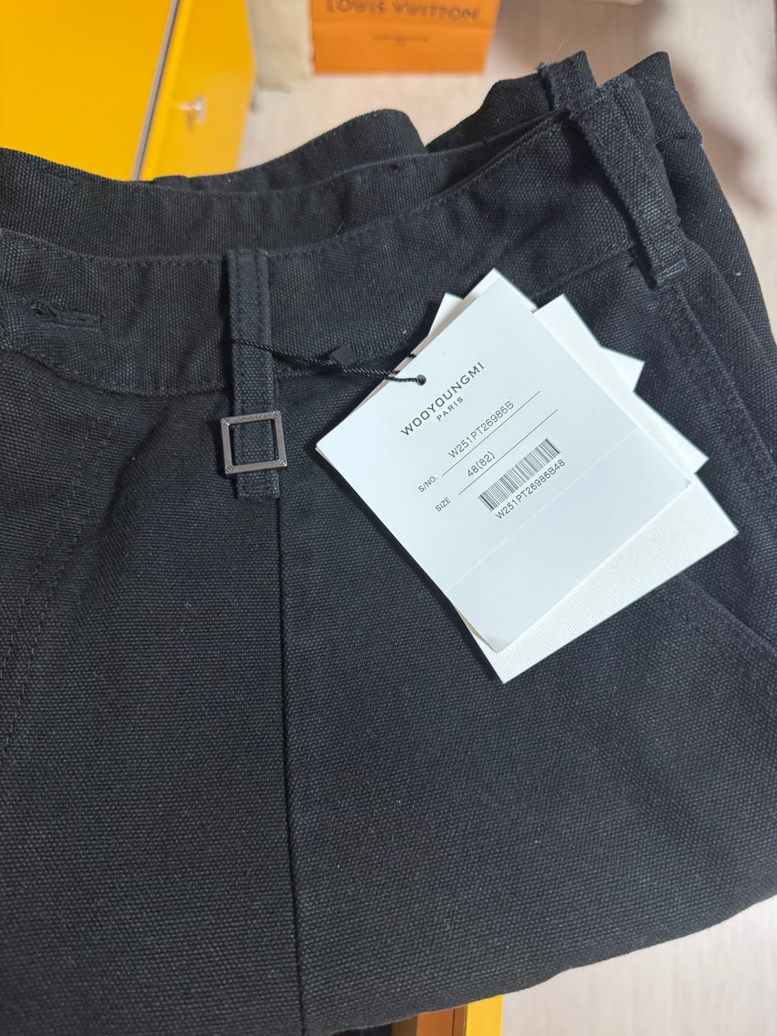 우영미 3D 와이드 데님팬츠 상품이미지1