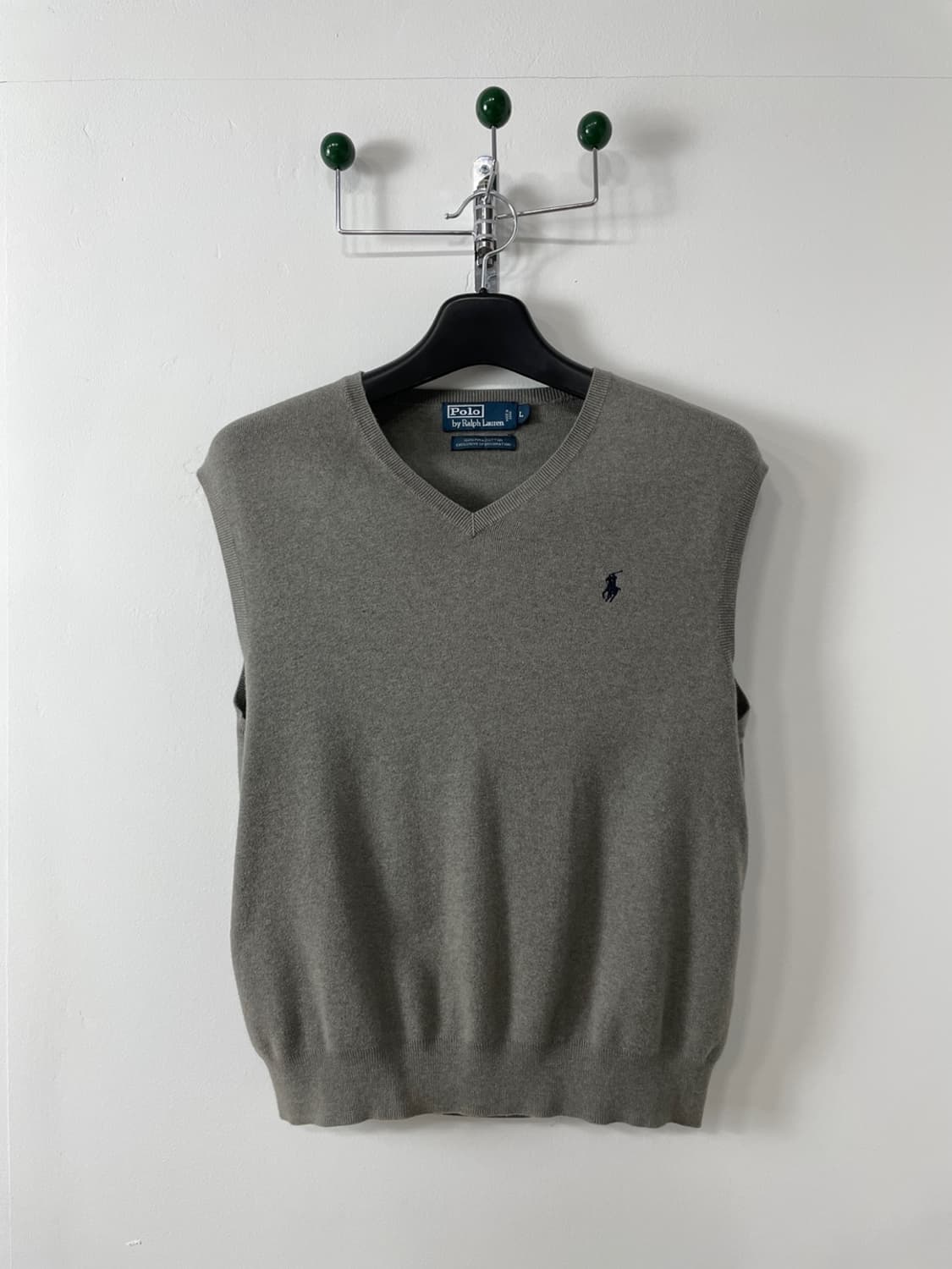 폴로 랄프로렌 피마코튼 니트 베스트  상품이미지1