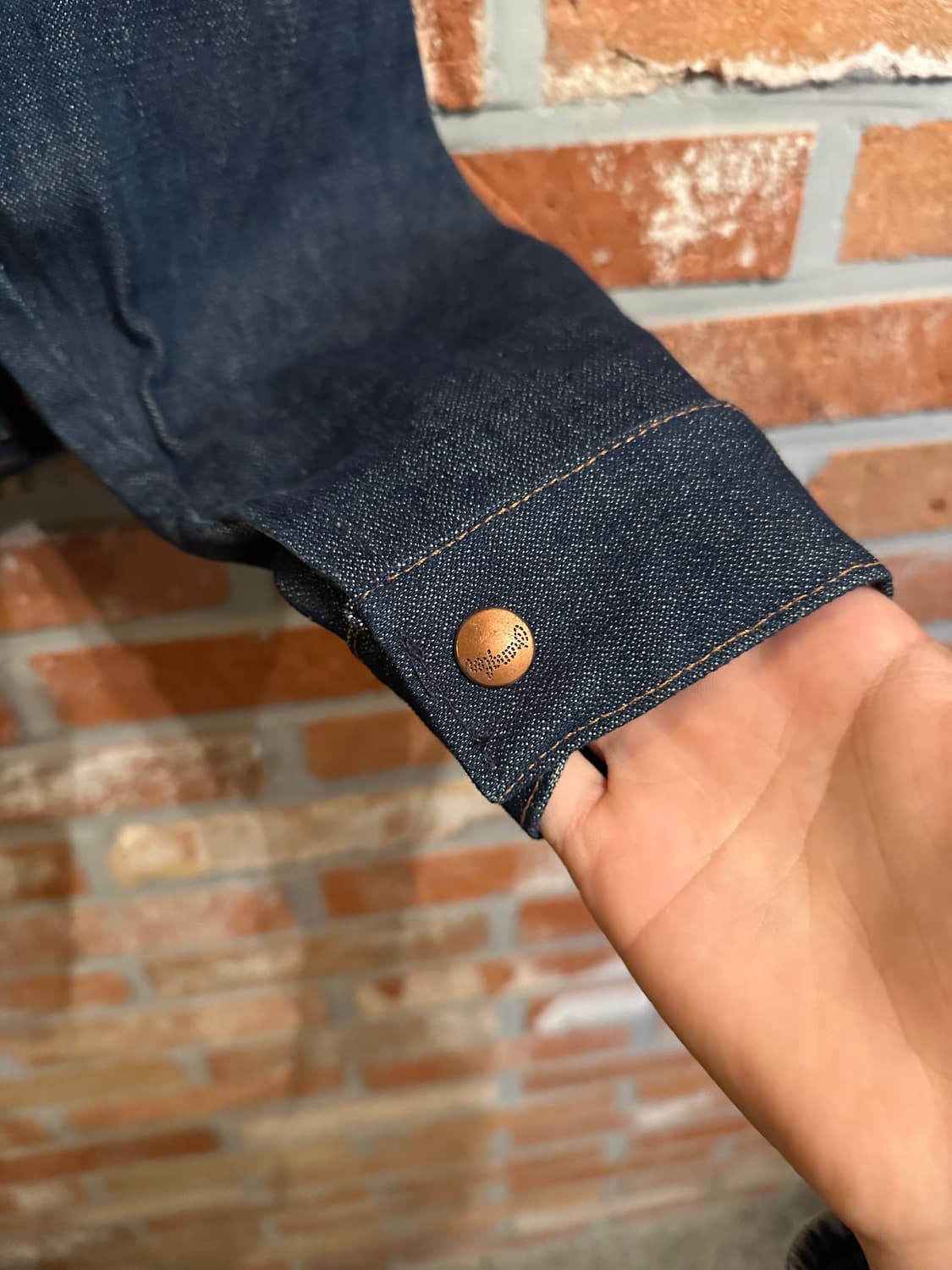 80s USA 빈티지 랭글러 데님 자켓 124mj 126mj 상품이미지6