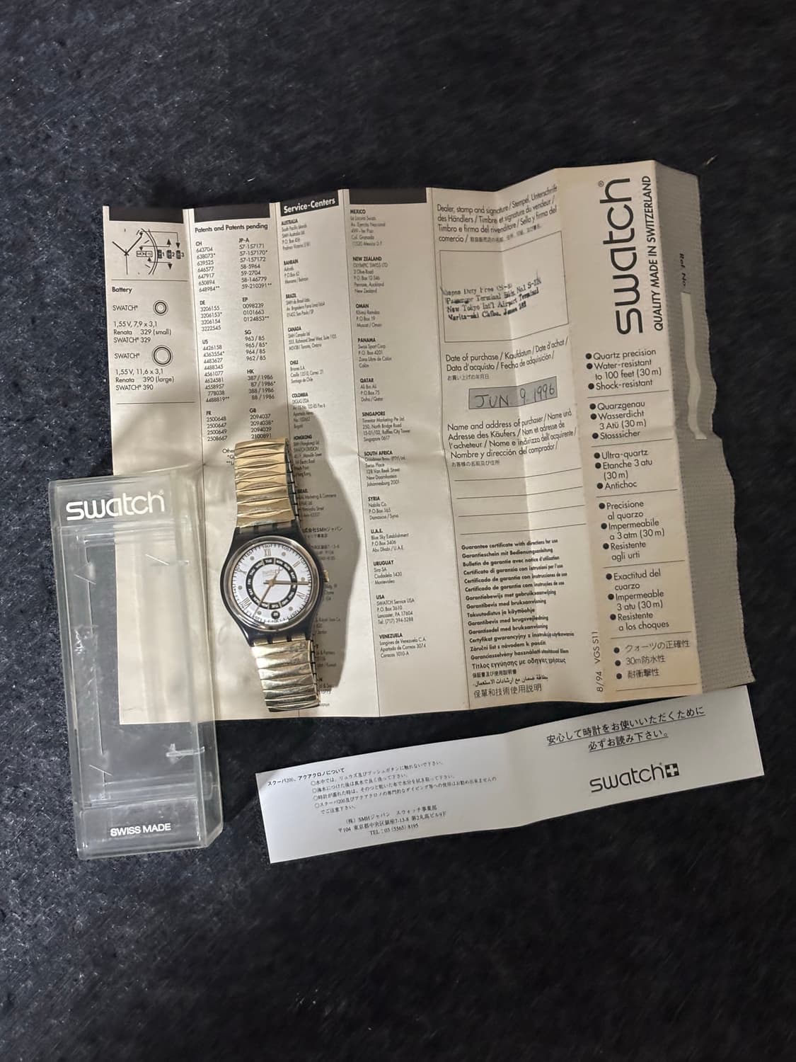 스와치 AG 1994 Day Date gold 상품이미지2