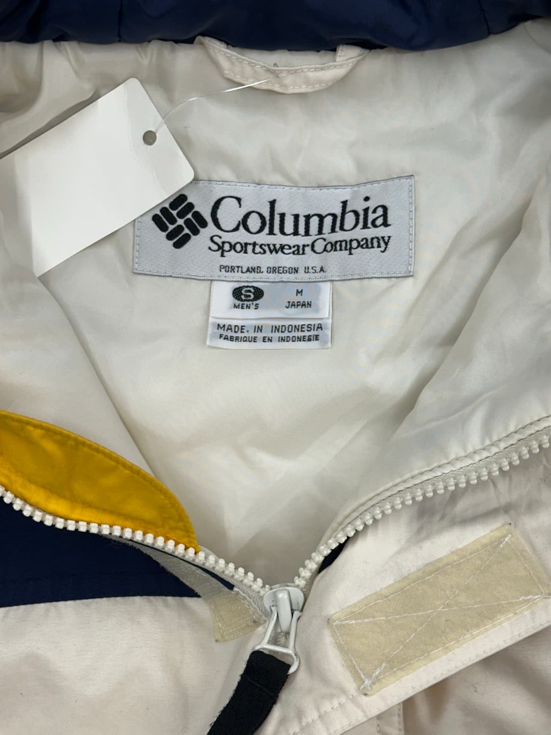 S)콜롬비아 고프코어 배색 하프집업 패딩 바람막이 상품이미지7