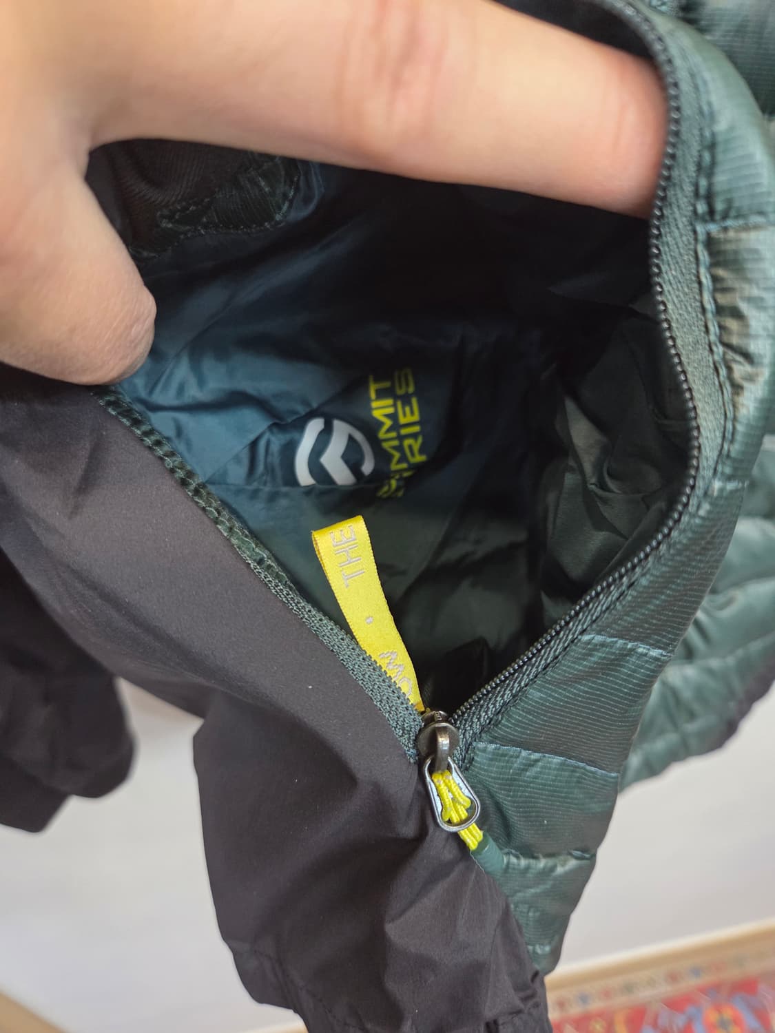 노스페이스 써밋시리즈 퍼텍스 800 우븐 구스다운 경량패딩 m 상품이미지6