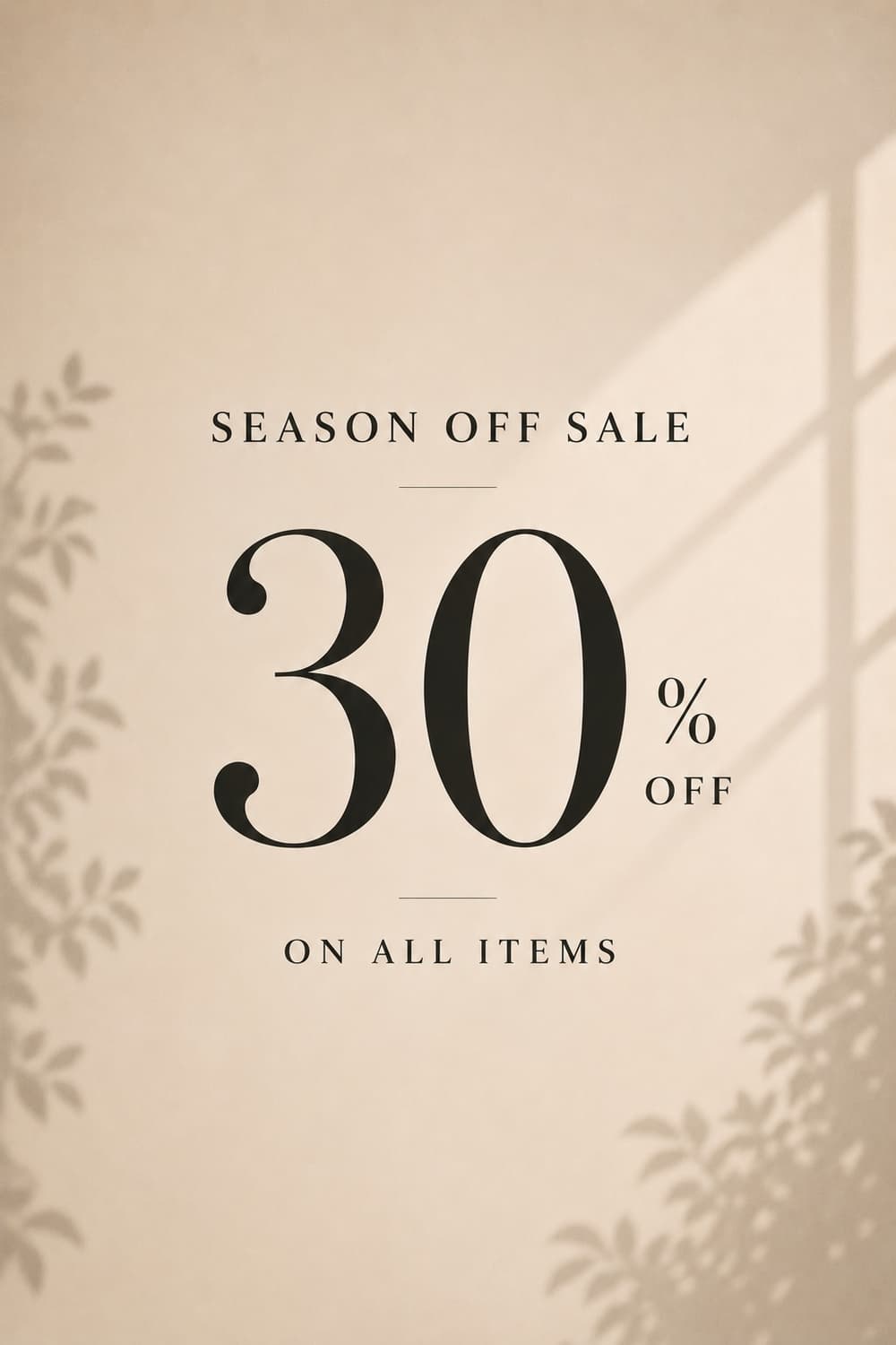 SEASON OFF SALE 30% 상품이미지1