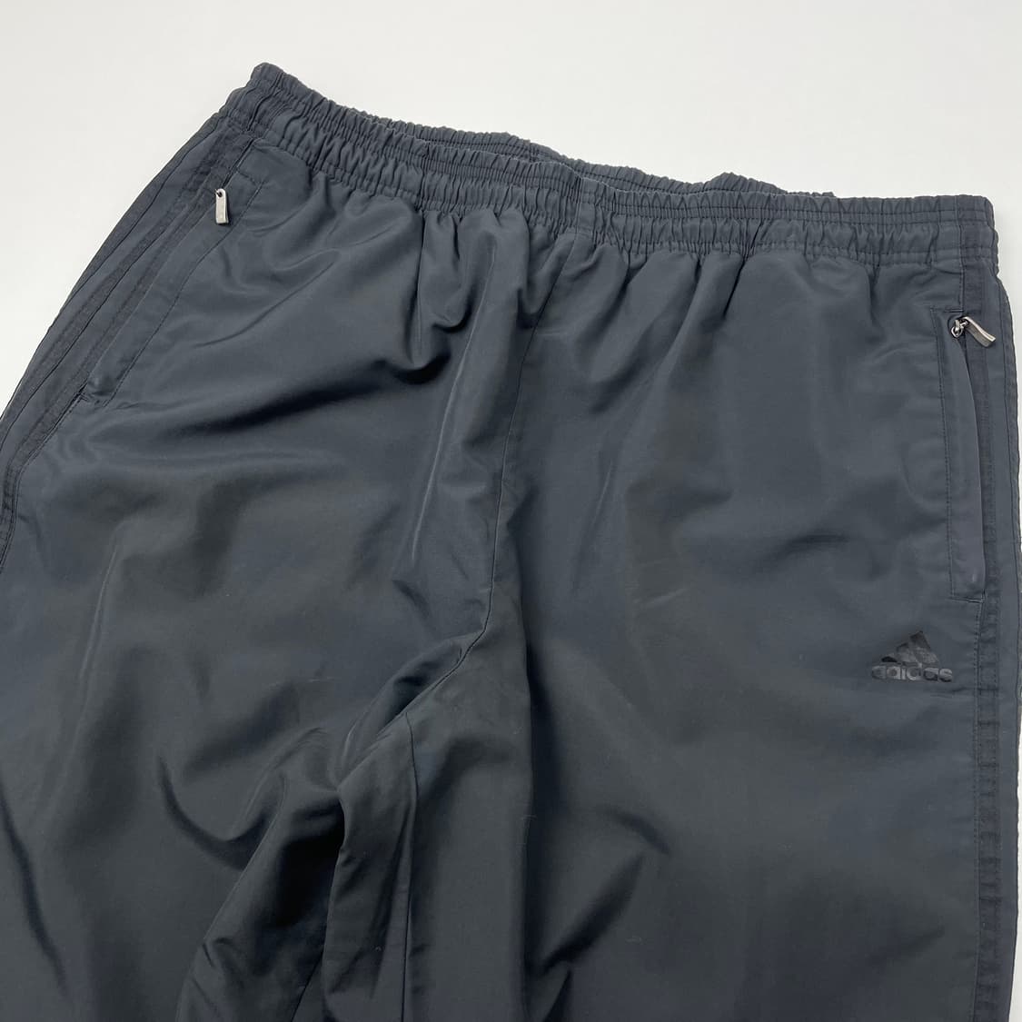 아디다스 삼선 트레이닝 패딩 바지 우븐 팬츠 블랙 95 상품이미지3