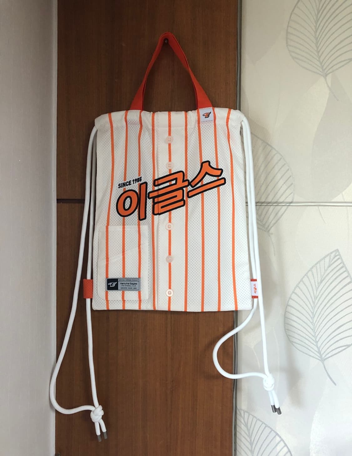 KBO 한화이글스 레전드유니폼 짐색/가방 32X42cm 상품이미지1