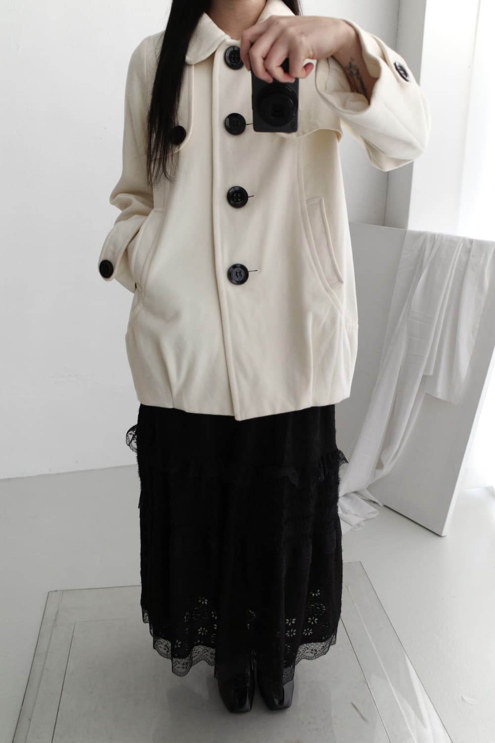 black button coat  상품이미지6