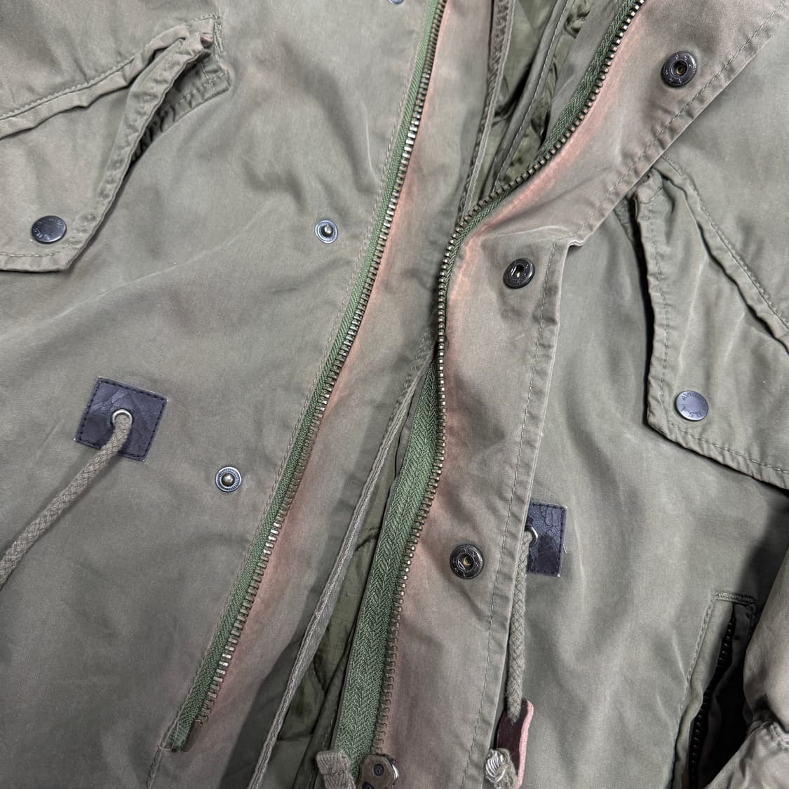 아비렉스LTD 개파카 야상 자켓 + 내피 M 상품이미지9