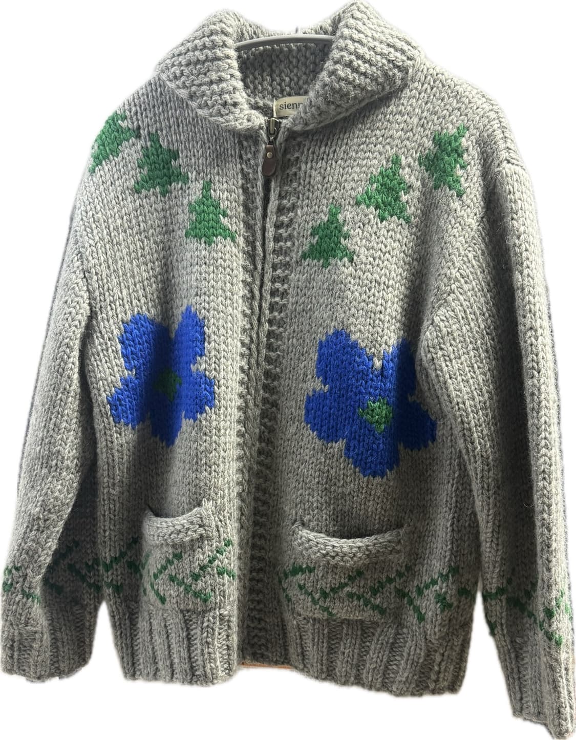 Sienne Wool Sweater knit zip-up 상품이미지6