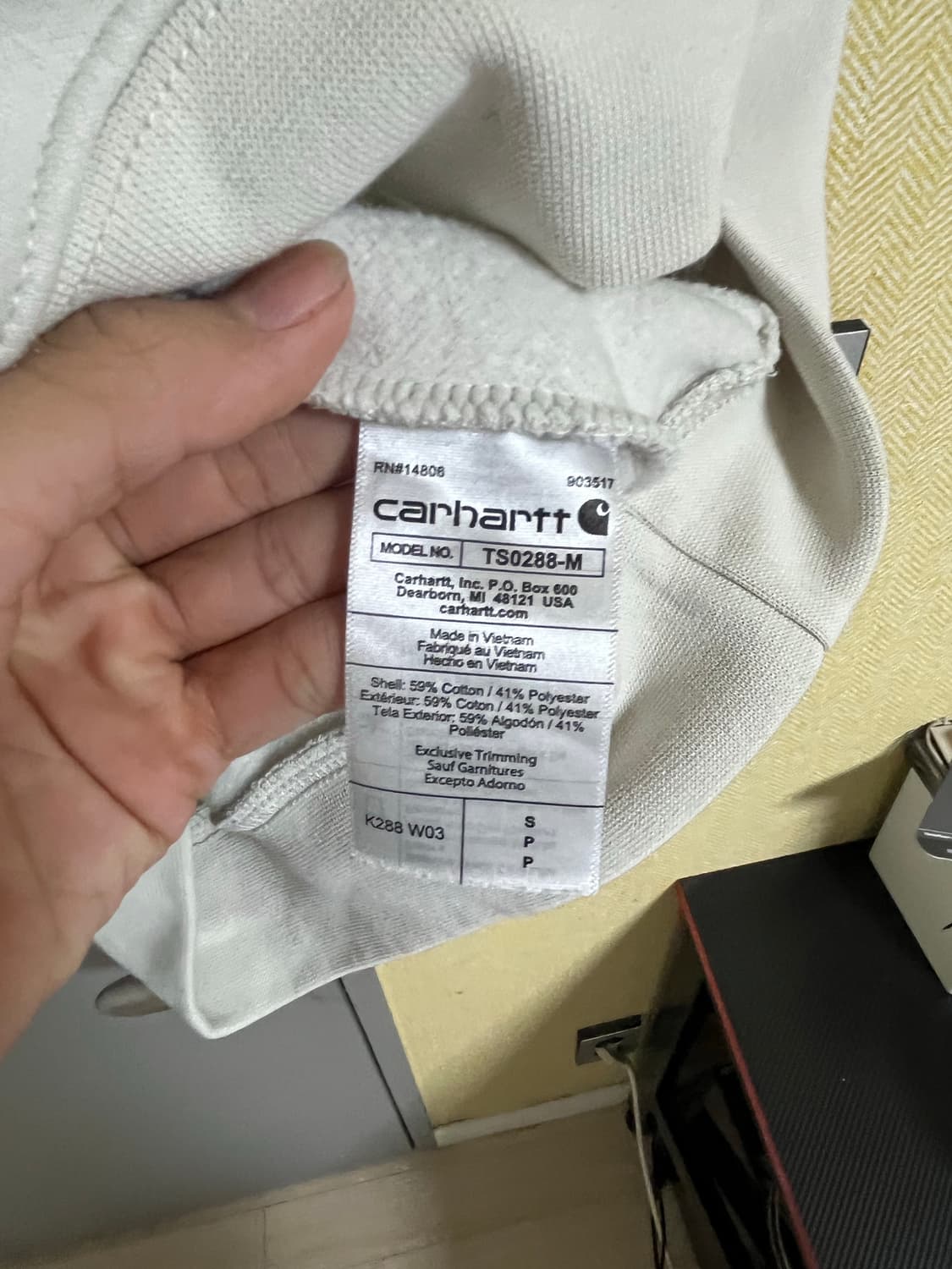 칼하트 루스핏 후드 상품이미지4