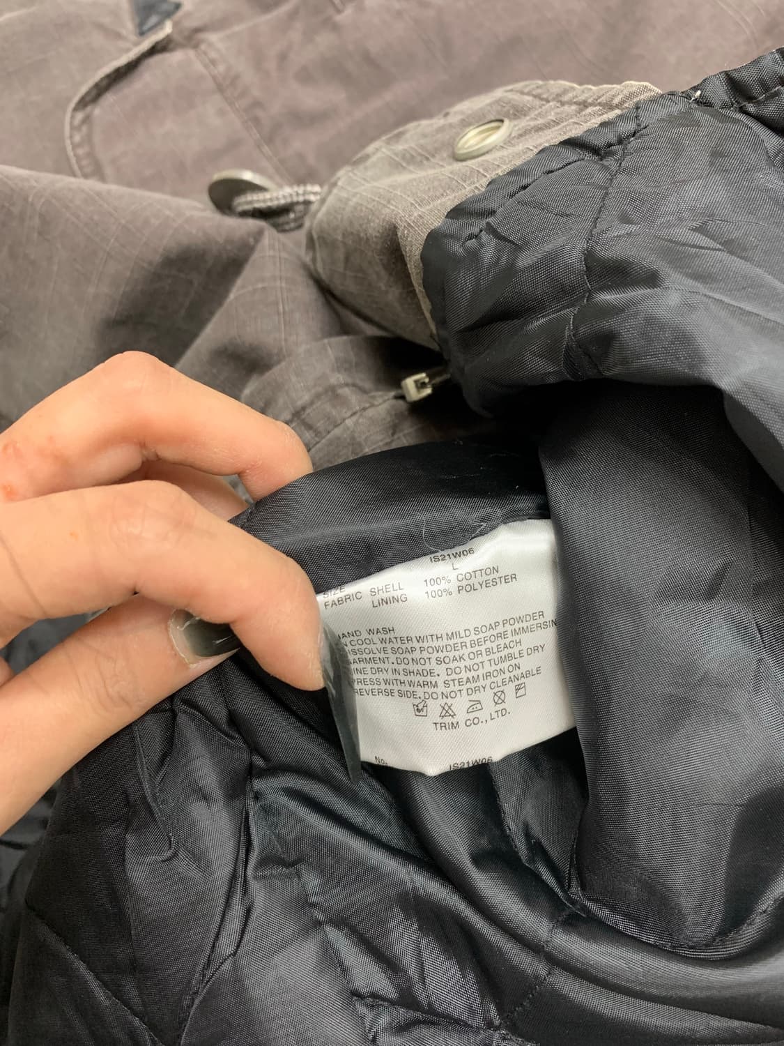 Denim lab 갈색 야상 #403 상품이미지5