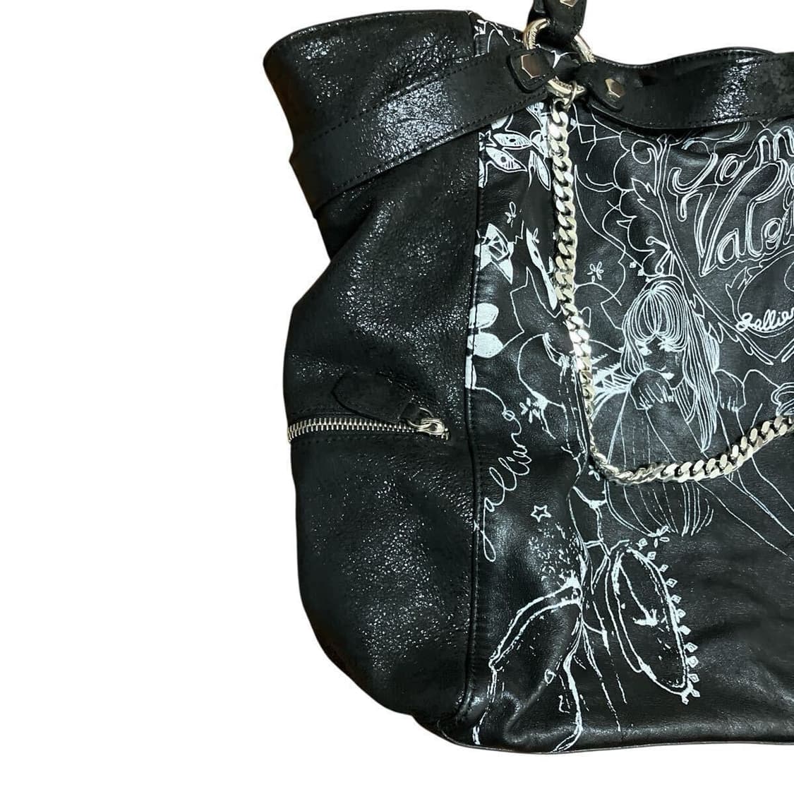 John Galliano leather shoulder bag  상품이미지4