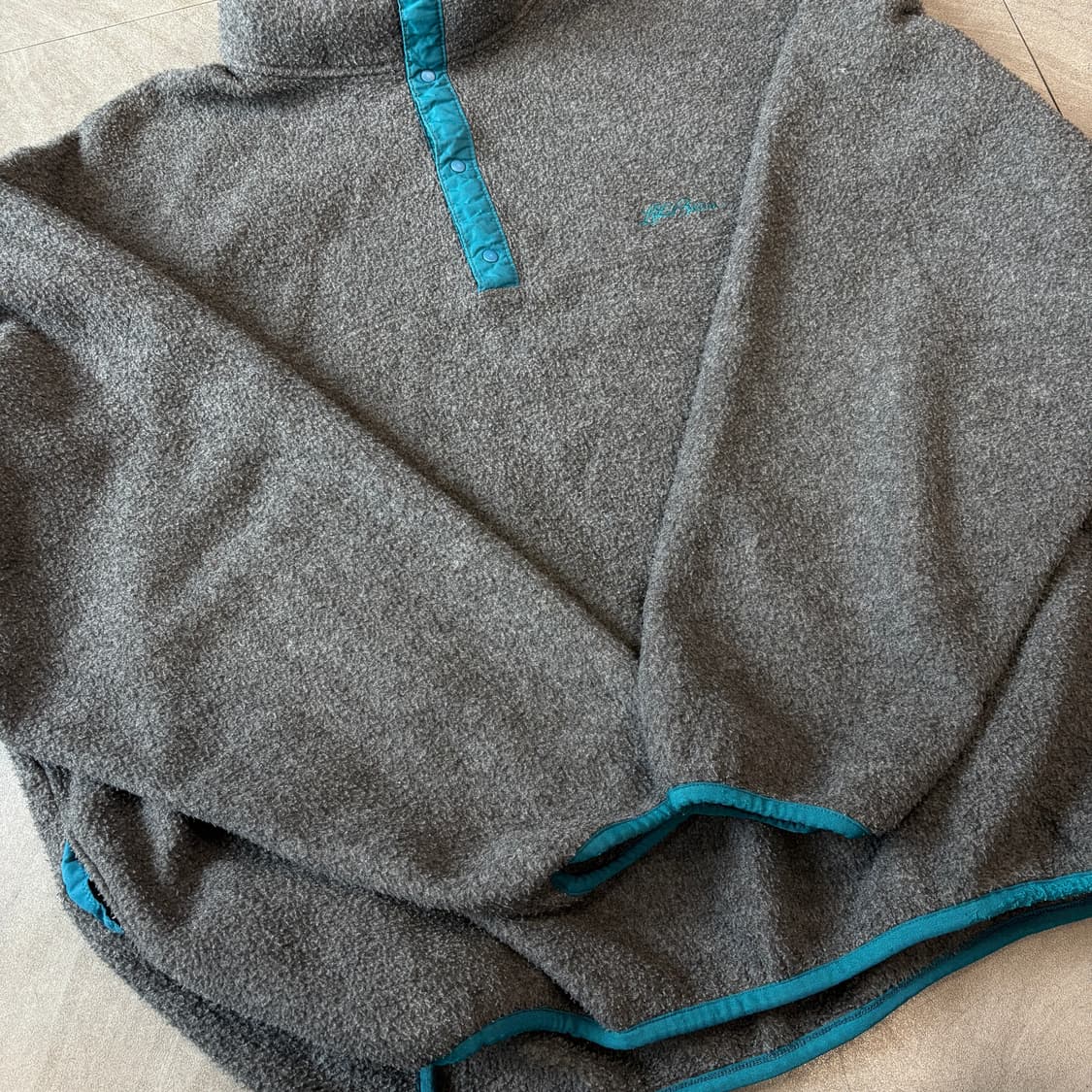 90s L.L.bean 90년대 생산 엘엘빈 그레이 신칠라 스냅티 상품이미지9