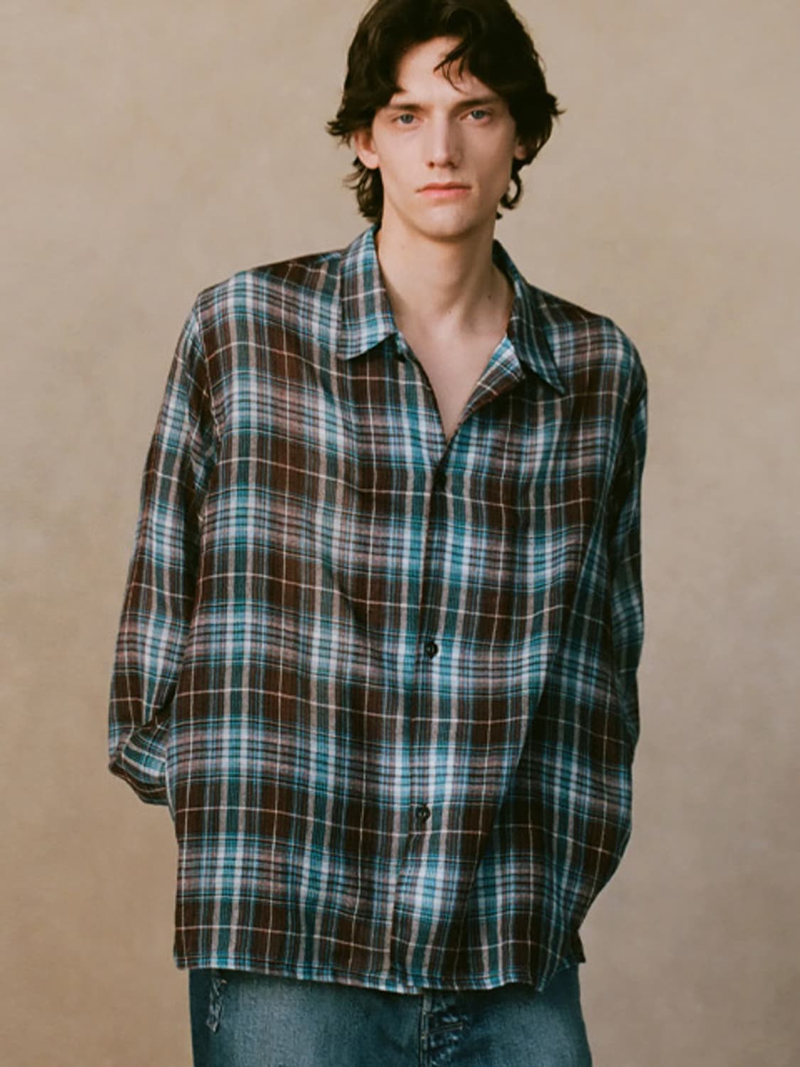 25aw THOM ombre check shirts 상품이미지8