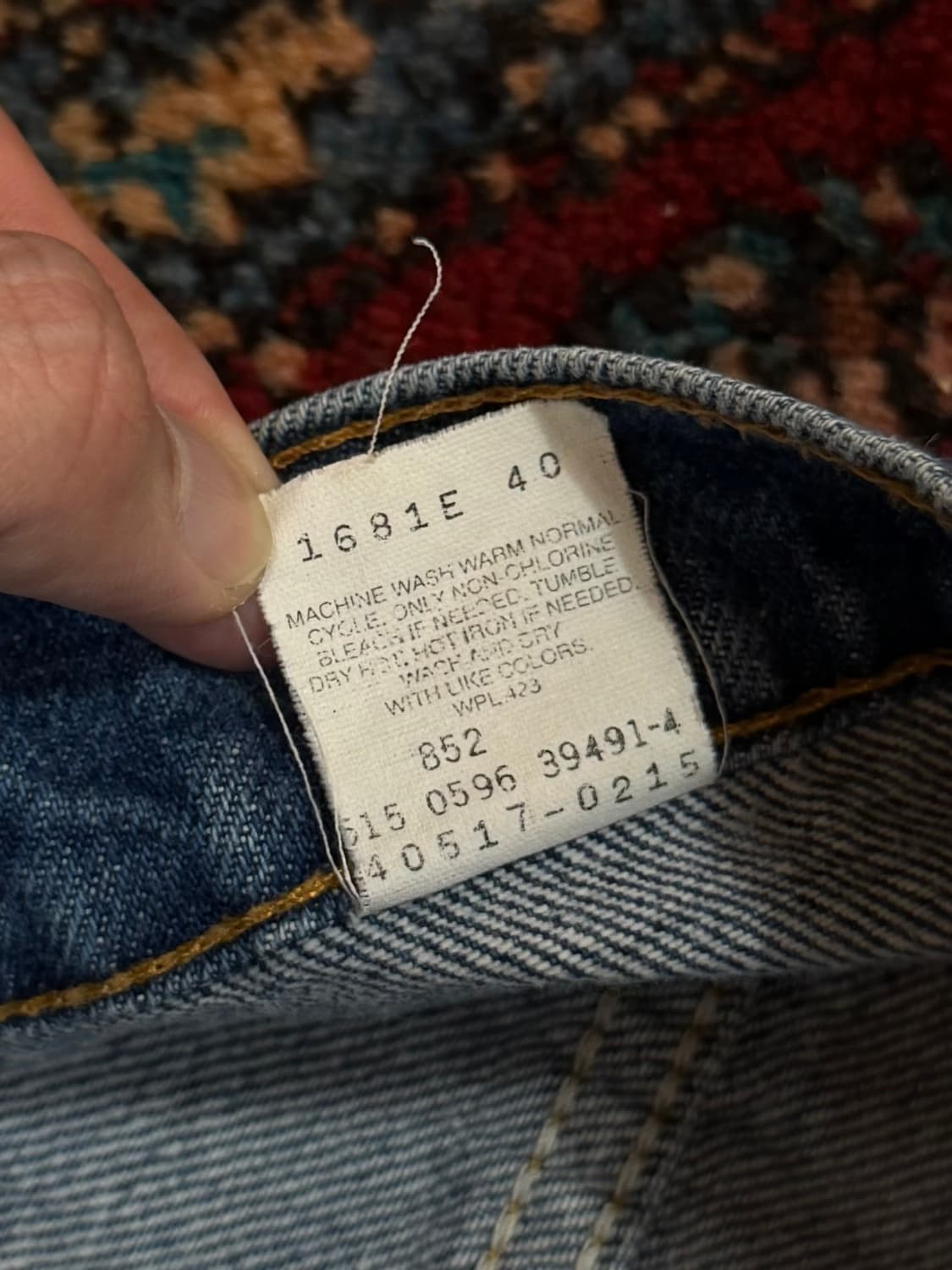 90's USA Made 빈티지 리바이스 517 오렌지탭 부츠컷 상품이미지10