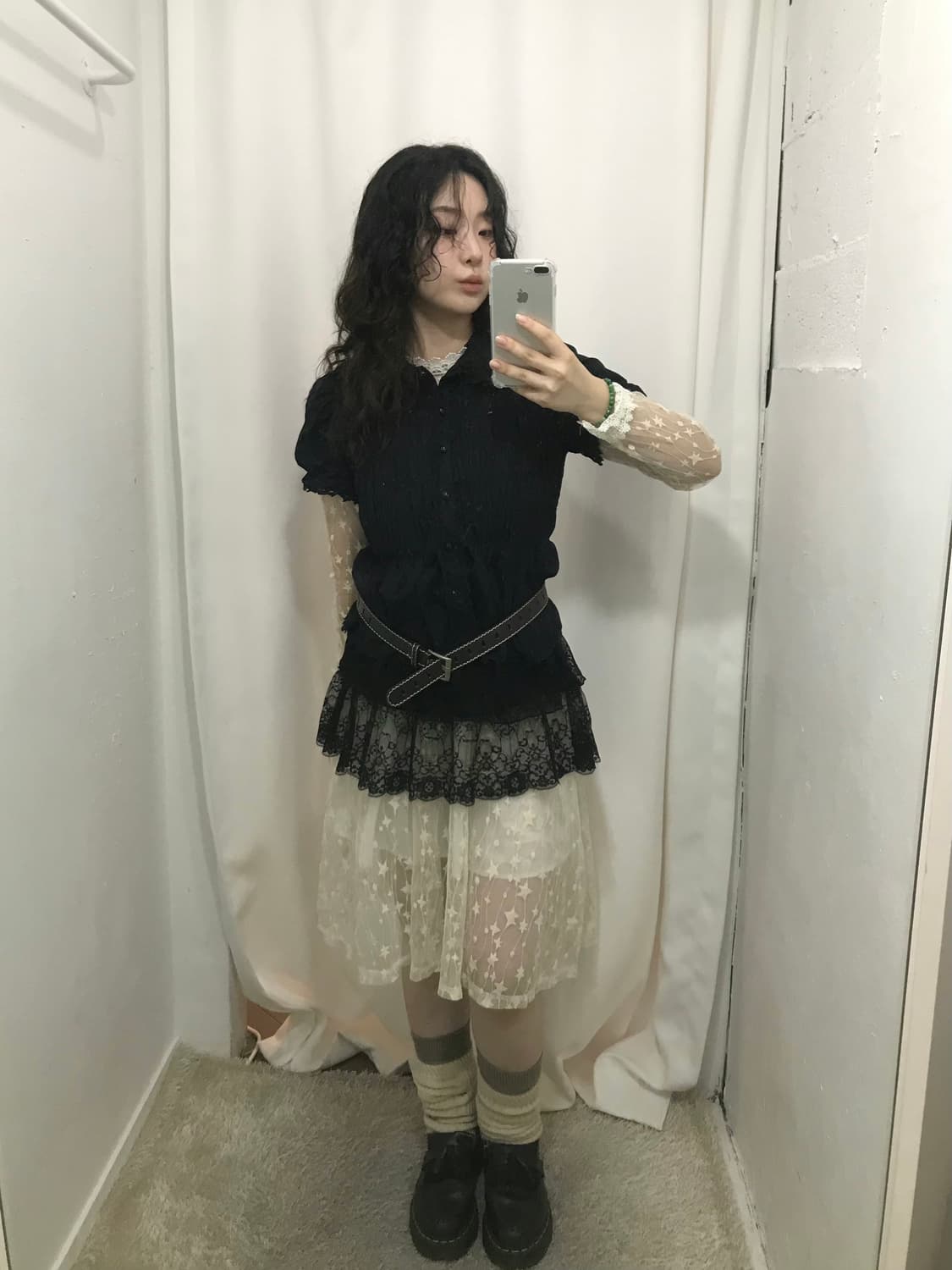 블랙 모리 레이어드 세트 🤍 상품이미지2