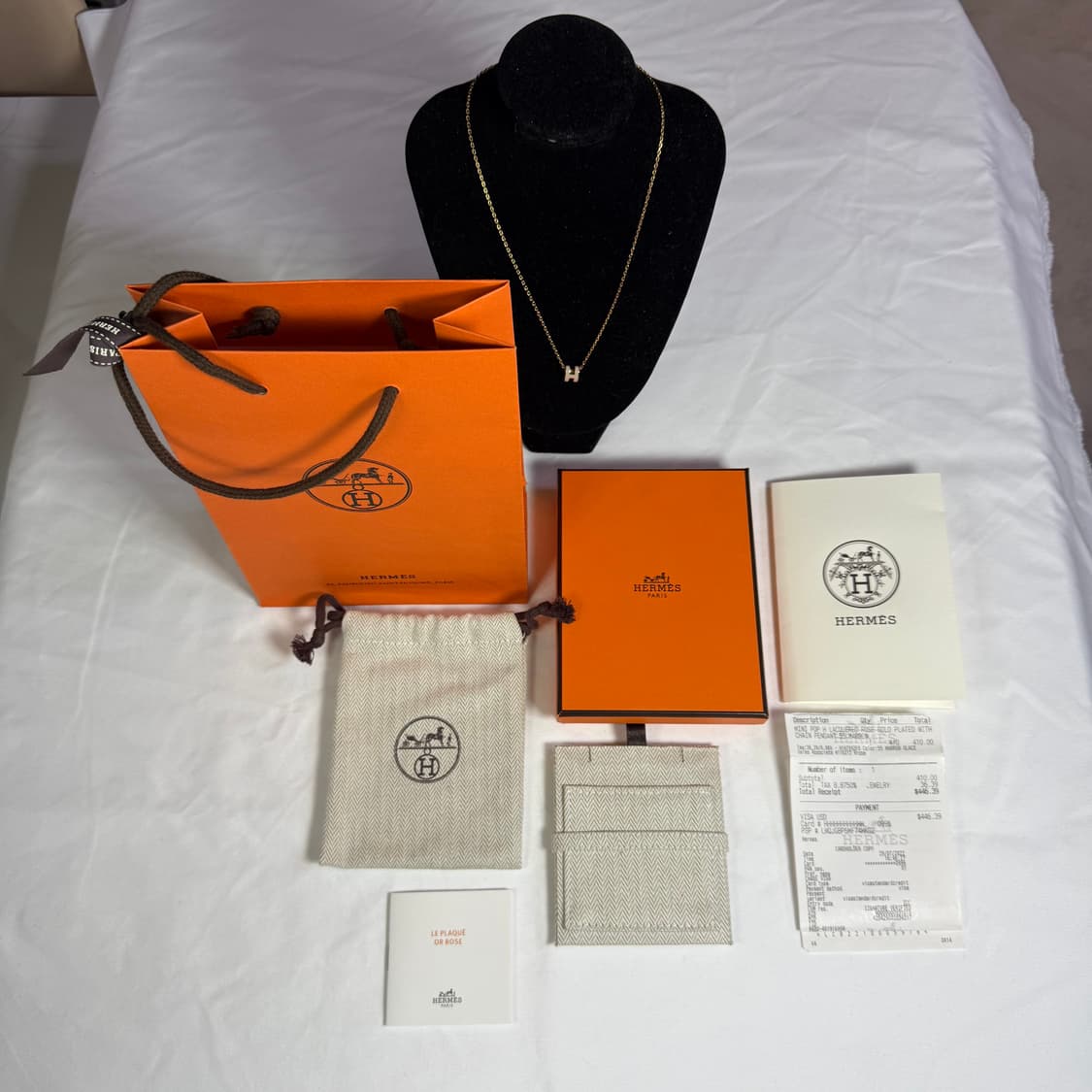 [풀구성]에르메스 미니 팝아슈 펜던트 네크리스 목걸이 상품이미지8