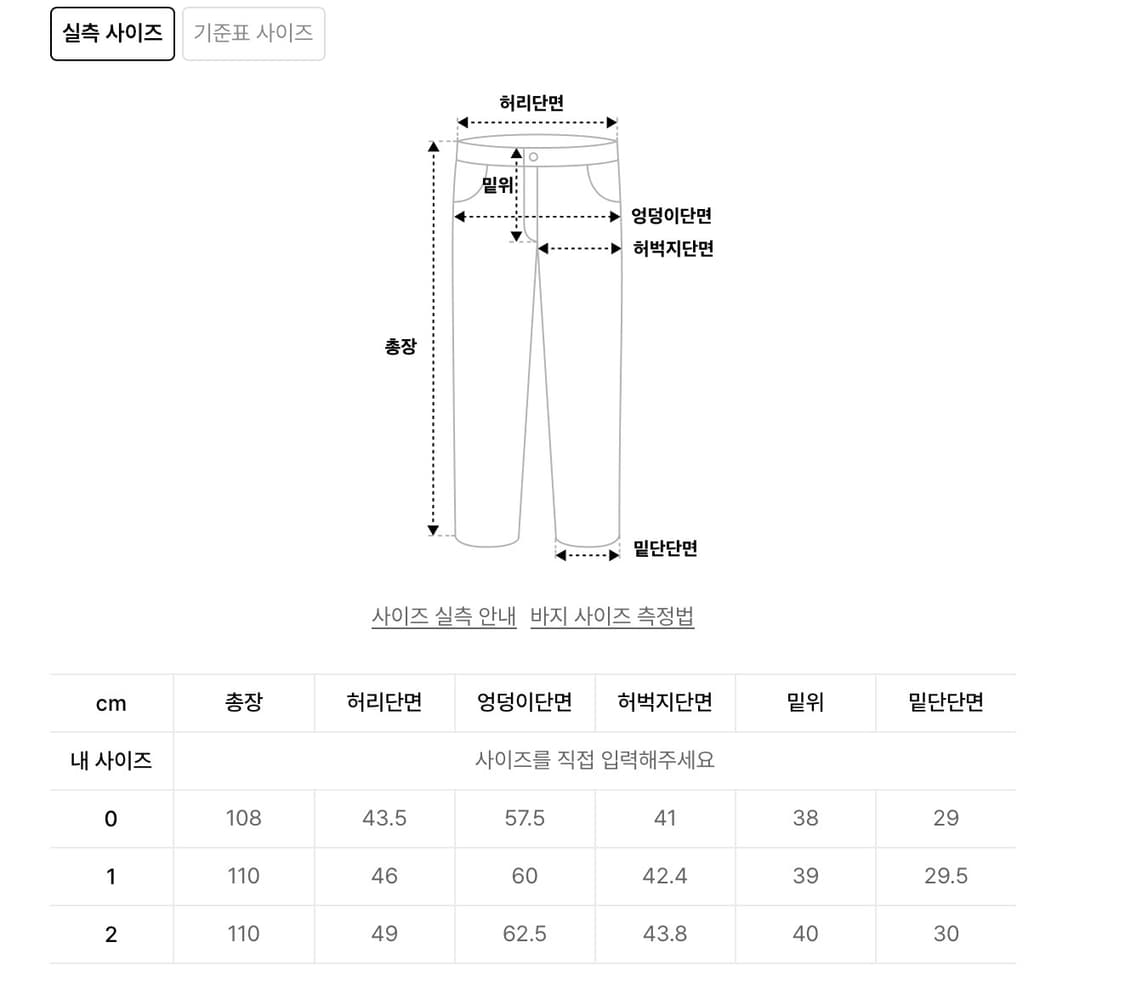 아이돈워너셀 데님팬츠 상품이미지4
