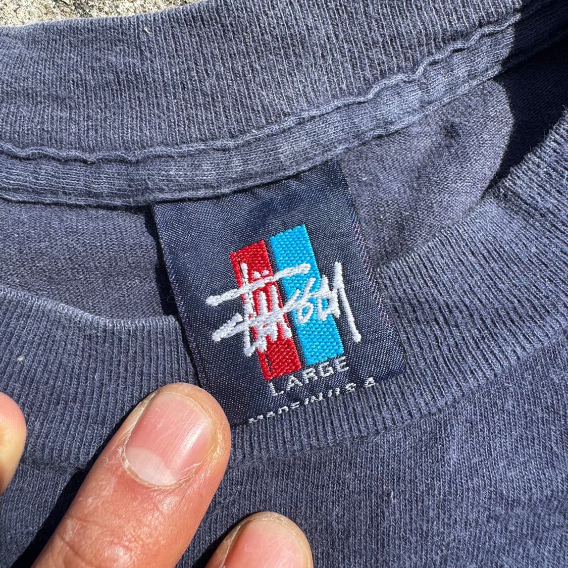 [L] 90s Stussy 스투시 Jazzman 재즈맨 반팔티 상품이미지10
