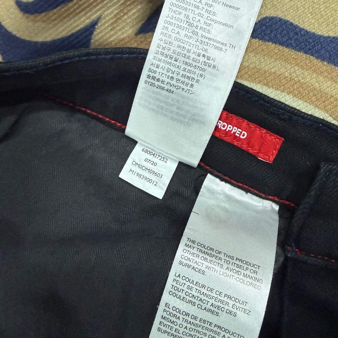 (30)타미힐피거 타미진스 블랙 데님팬츠(크롭 릴렉스드핏) 상품이미지6