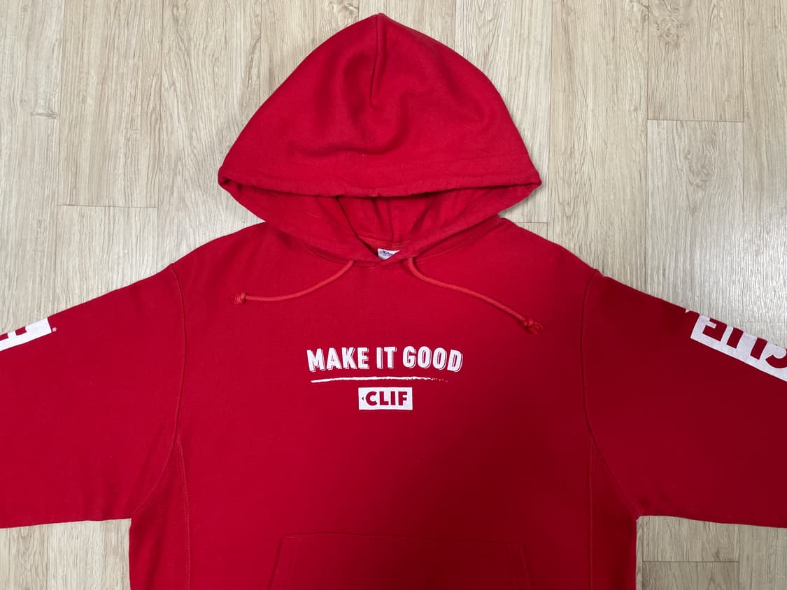 105) 00's 챔피온X클리프바 리버스위브 후드티 상품이미지5