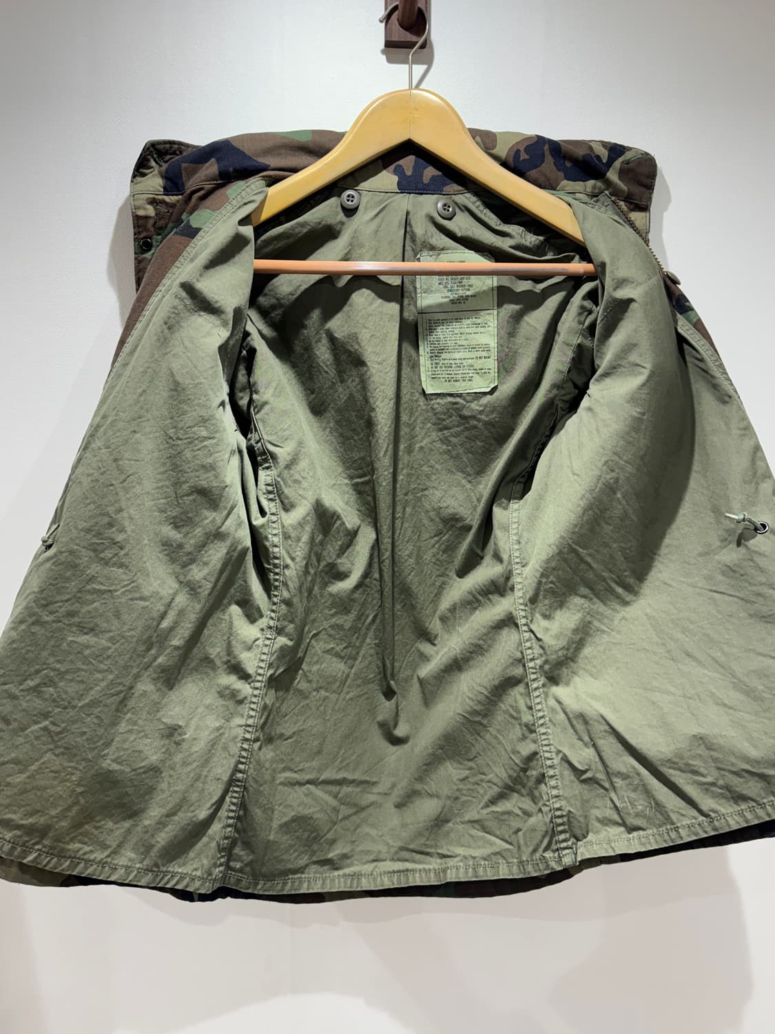 US Army 우드랜드 카모 M65 필드자켓 (XS) 상품이미지6