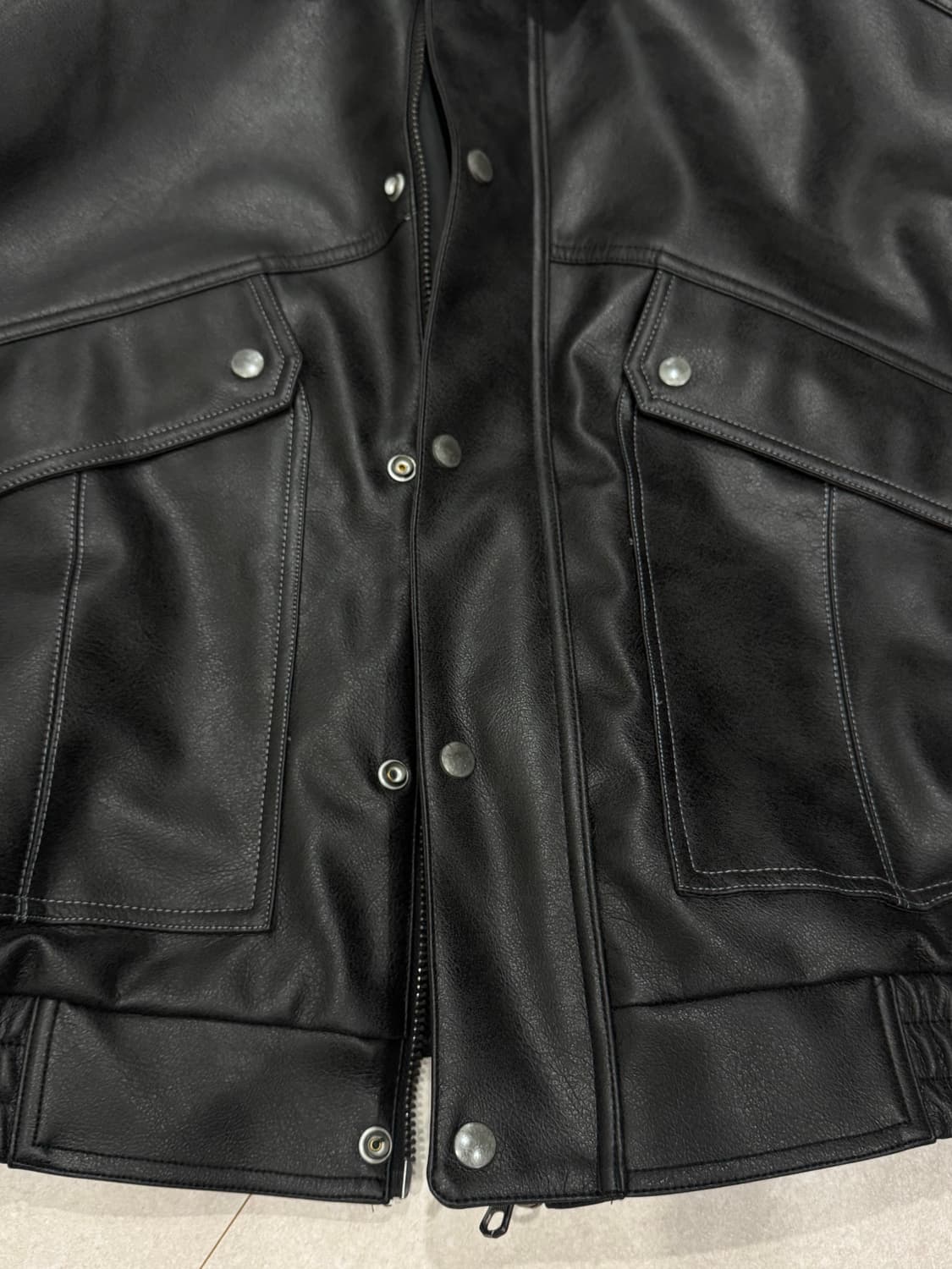 자라 비건레더 페이크레더 자켓 새상품 상품이미지2