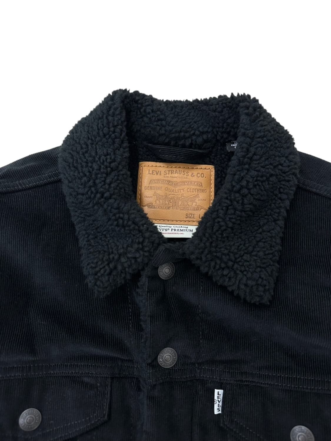 리바이스 프리미엄 쉐르파 블랙 (L) 상품이미지3