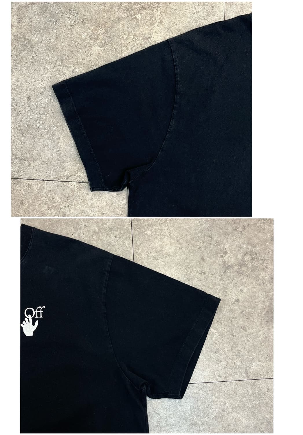 오프화이트 21ss 마커 애로우 반팔티 블랙 M #csz2750  상품이미지5