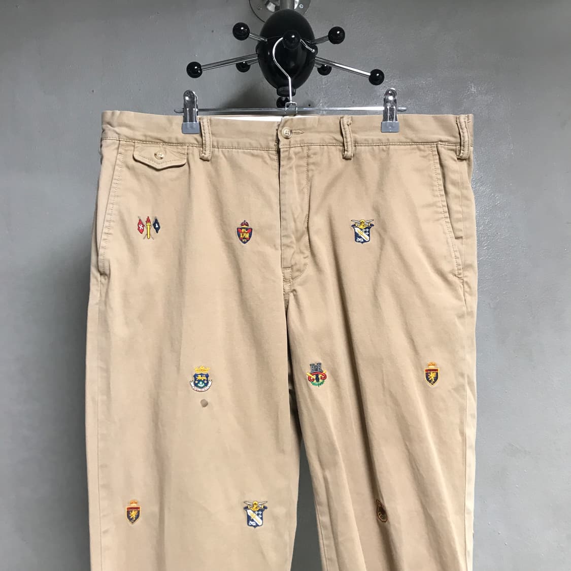 폴로 랄프로렌 멀티 자수 치노 팬츠 베이지 38/34 상품이미지2
