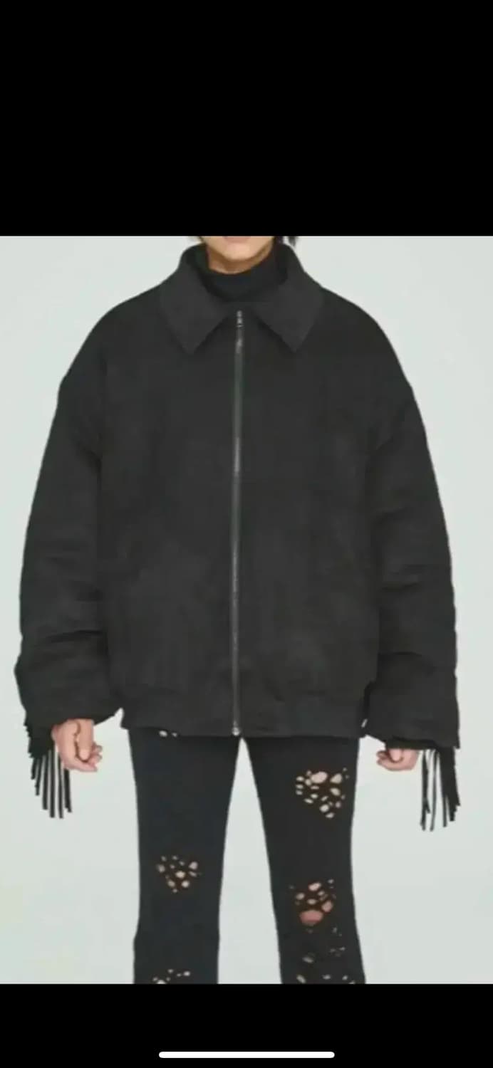 Amu 프린지 스웨이드 자켓  상품이미지1