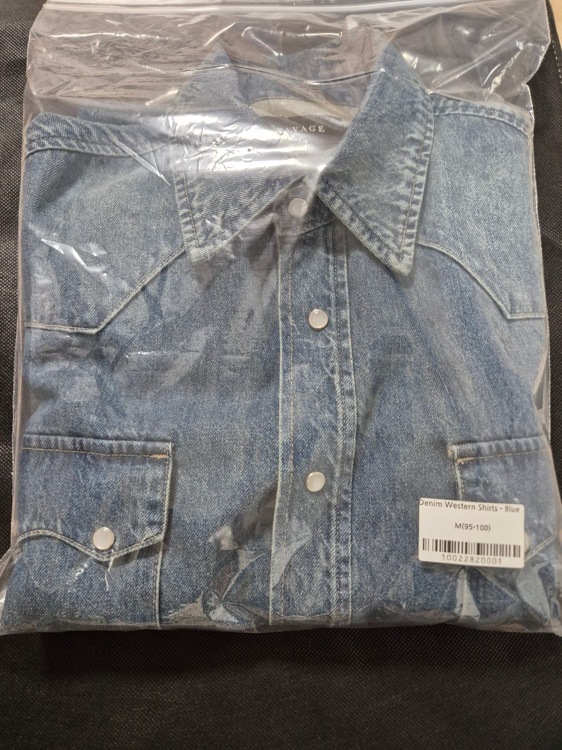 savage 세비지 웨스턴 데님셔츠 m 상품이미지2