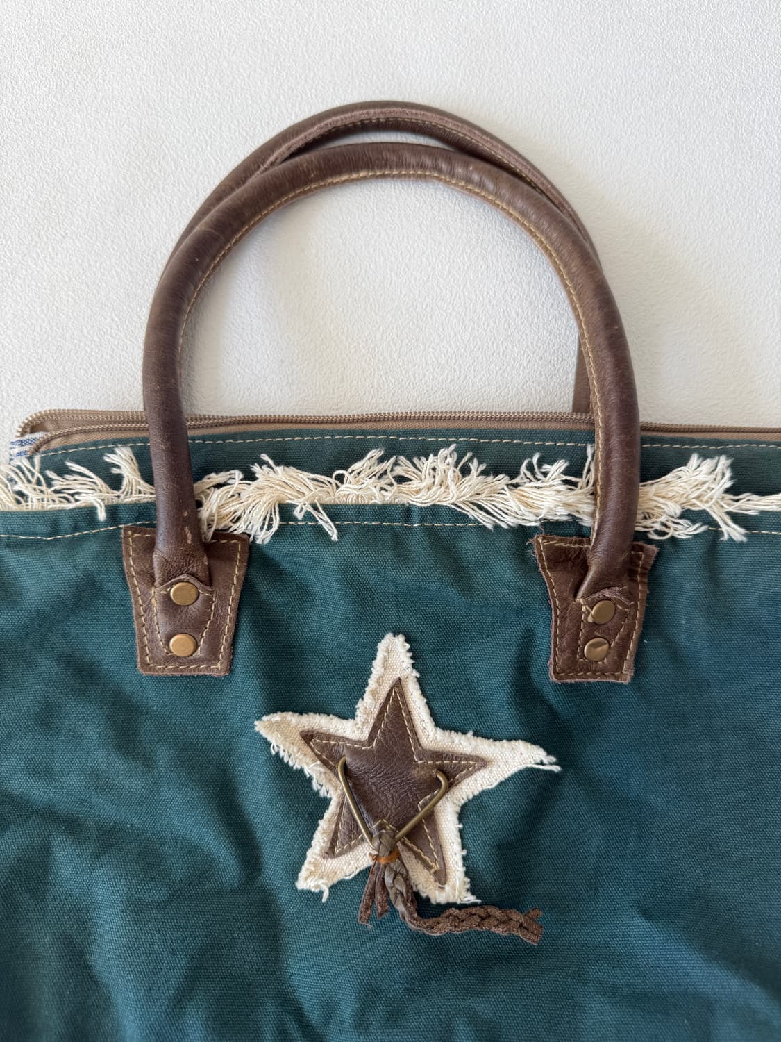 TERRE ROUGE 별 코튼 토트백 상품이미지3