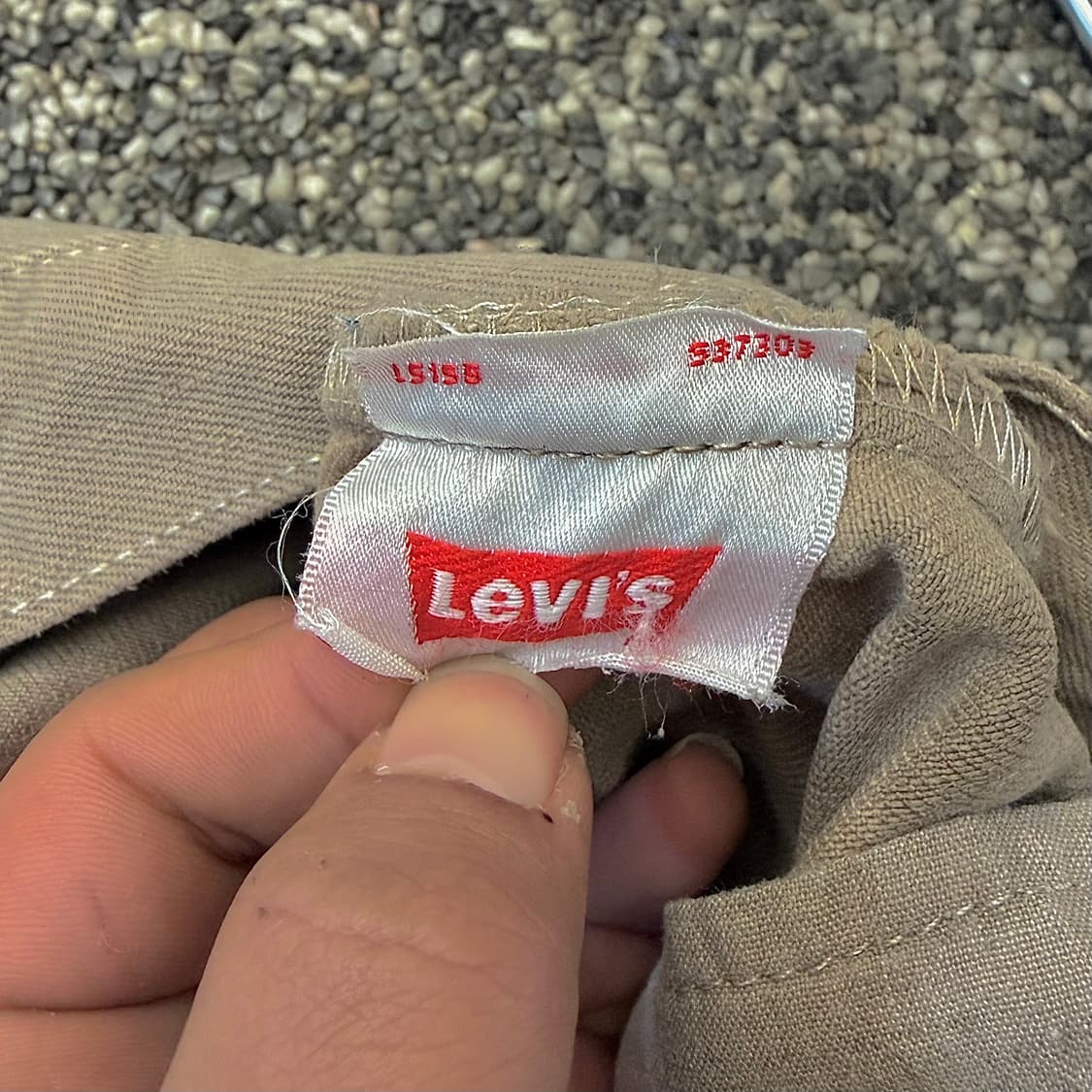 00s 리바이스 501 베이지 데님 (36) 상품이미지8