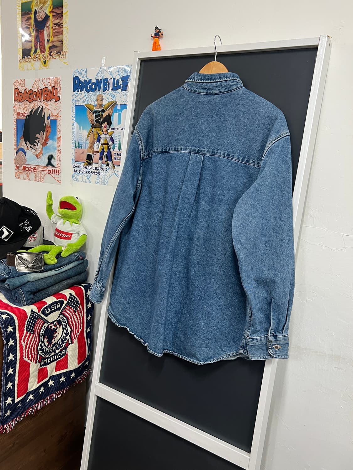 Levis Silver Tab 리바이스 실버탭 오버핏 데님 셔츠 상품이미지9