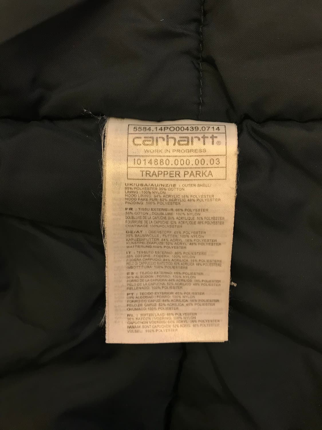 칼하트 패딩 점퍼 상품이미지5