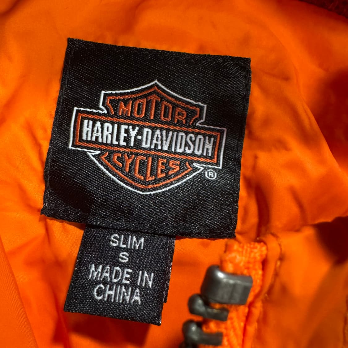 할리데이비슨 오렌지 원 패치 바람막이  상품이미지10