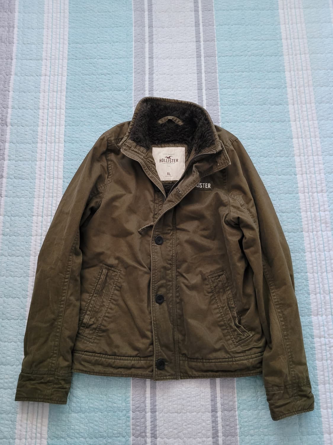 아베크롬비 홀리스터 워크웨어 울프죠 야상자켓 Hollister XL  상품이미지1